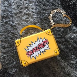 Snatched yellow designer handbag for sale